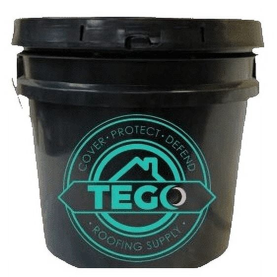 Rubber Flat Roofing Repair Kit 10' X 8' 45 Mil R Black EPDM with 1 Gallon of Adhesive and 12.5 feet of Black Bite Roofing Tape - Tego Roofing Supply
