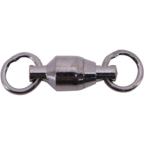5pcs/pack Stainless Double Ball Bearing Swivel 1#-8# Connector Solid Welded Ring 