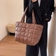 thumbnail image 3 of Cloud Bubble Bag Bolso Cheques Liso Mujeres Niñas Básico para Ir Compras Viajar, 3 of 9