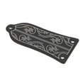 thumbnail image 5 of Truss Rod Cover with Screws Pattern Decoration Metal Cover Plate Replacement Guitar Accessories, 5 of 5