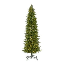 7.5 Ft Natural Cut Narrow Saginaw Spruce Christmas Tree