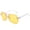 Yellow, variant on Frameless Sunglasses for General Style with UV400 Protection and 99% Visible Light Perspective