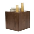thumbnail image 2 of Williamspace Modern Square Coffee Table Set of 2 Nesting Table End Side Table Set of 2 for Living Room Apartment,Walnut, 2 of 8