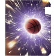 thumbnail image 5 of Coolnut Mailbox Covers Magnetic Oversize Basketball with Fiery Sparks Seasonal Mail Wraps for Home Outdoor Decor, 25.4"x20.78", 5 of 5