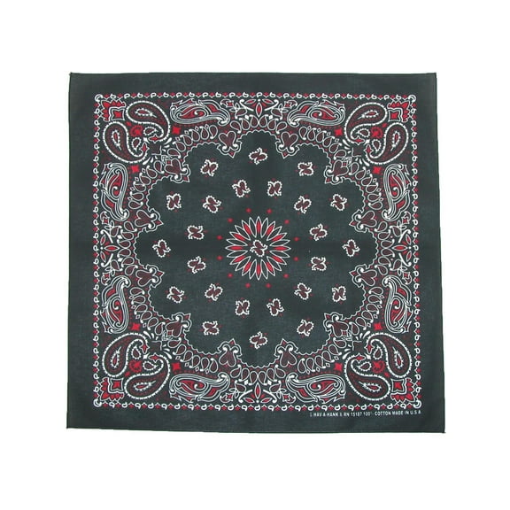CTM Multi Color Paisley Bandana