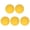Yellow, variant on NFTIGB 5-Piece Set of 2.36 Inches / 6 cm Rubber Tennis Training Balls, Safe Eco-Friendly Bouncy Hand Exercise Wall Balls for Kids, Perfect for Swimming Pools, Beaches, and Outdoor Play - Orange