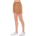 thumbnail image 3 of MixMatchy Women's Solid Elastic Waist band with Drawstring Tencel Shorts, 3 of 7