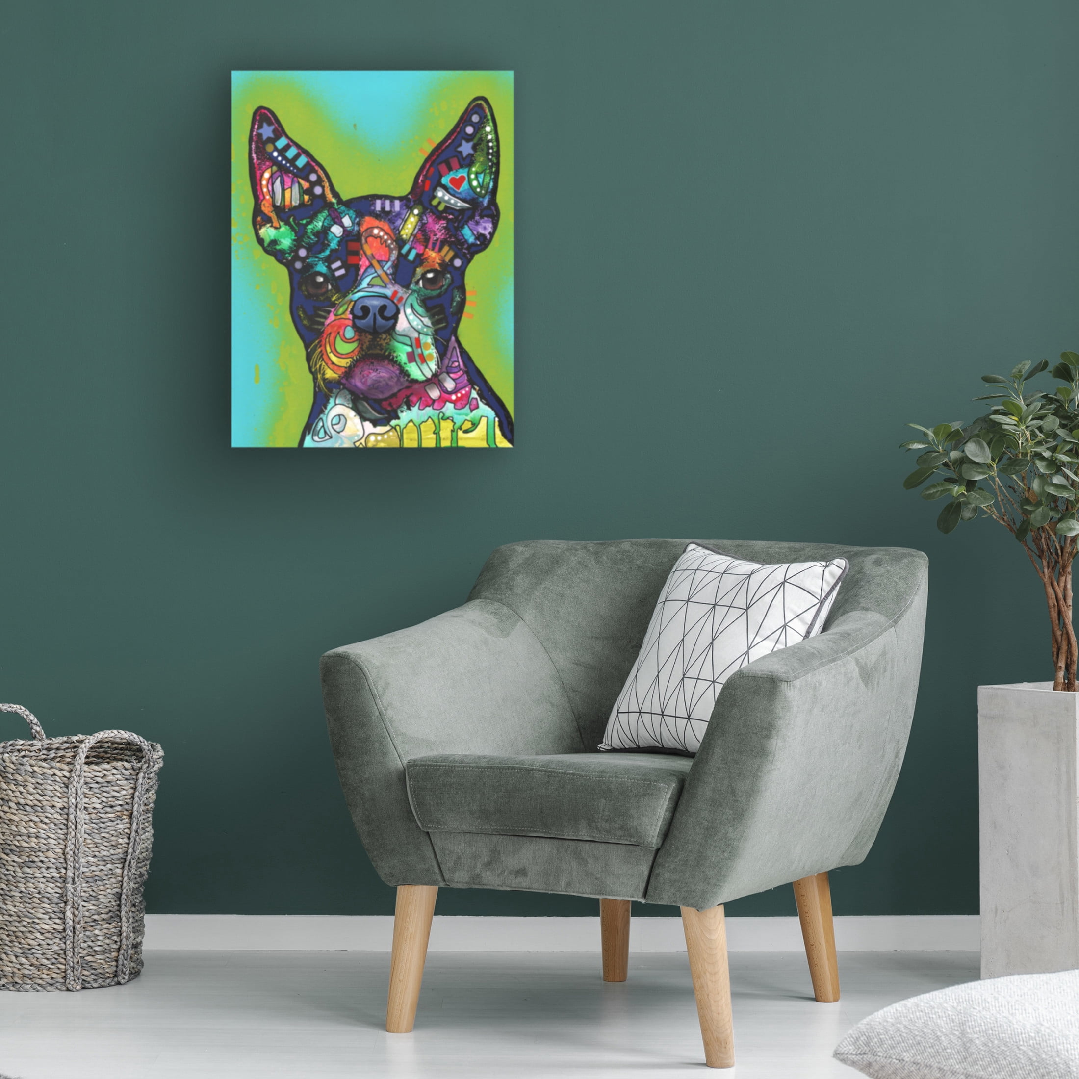 Canvas Wall Art - Dean Russo 'Boston' Wall Art for Living Room, Bedroom, or Office Décor by Trademark Fine Art - 35 x 47 Inches