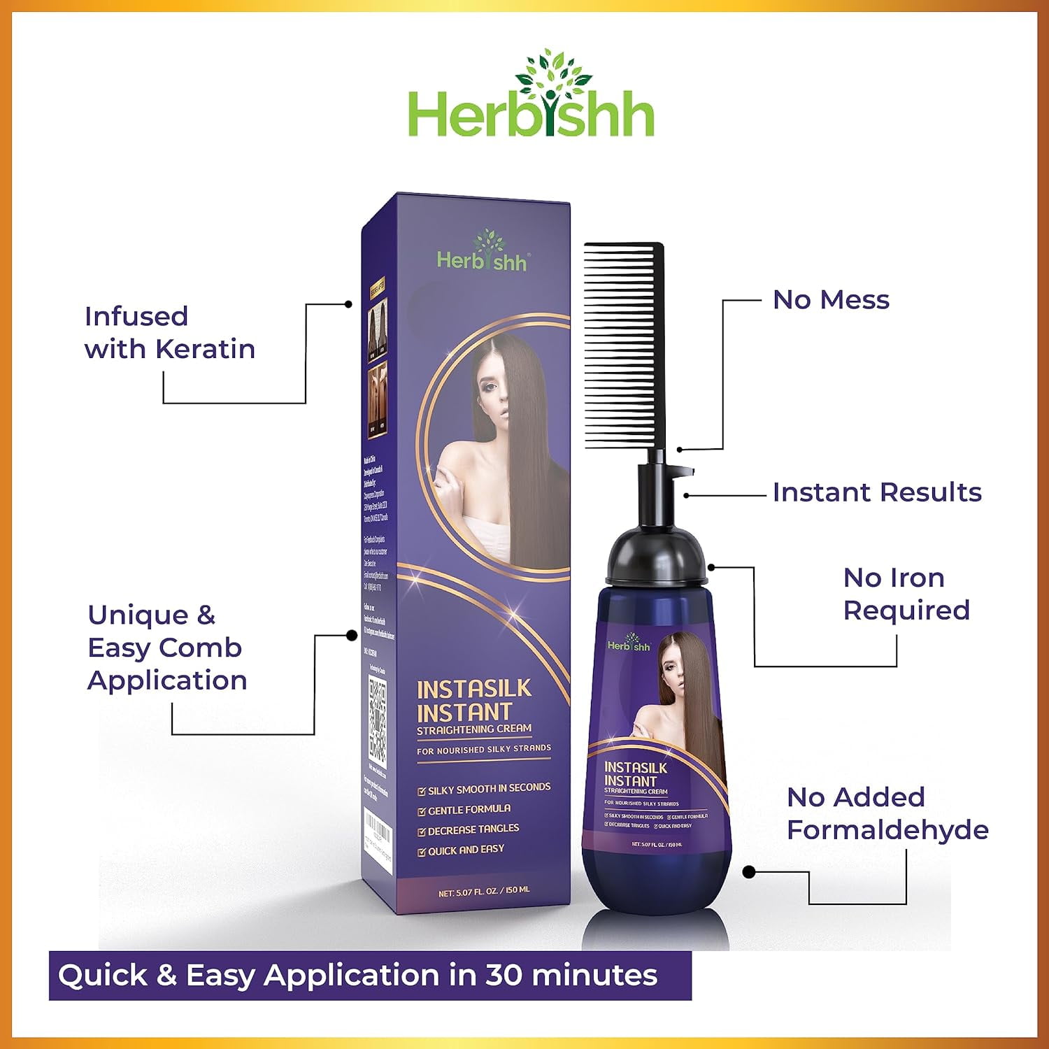 Instant hair straightener hot sale