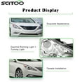 thumbnail image 2 of SCITOO Fit for Hyundai Sonata 2011-2014 Headlight Assembly Headlamps Replacement(Driver and Passenger Side), 2 of 4