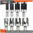 thumbnail image 4 of Labwork Carbon Steel Wood Plug Hole Cutter Dowel Maker Shank Drill Bit Set 8 Pcs, 4 of 6