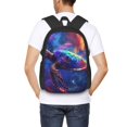 thumbnail image 4 of Balery Starry Sky Turtle Mochila para hombre y mujer - Tela Oxford 600D resistente - Gran capacidad, resistente al agua, ideal para la escuela, viajes y senderismo, 4 of 6