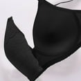 thumbnail image 3 of AINIYS Bralette Wireless Soft Cup Bra Thin Fabric Bralettes Secure Fit Bra for Women Breathable Everyday Bras Black 34/75A, 3 of 4