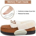 thumbnail image 5 of Ravelier Women's Moc Memory Foam Slipper, 5 of 7