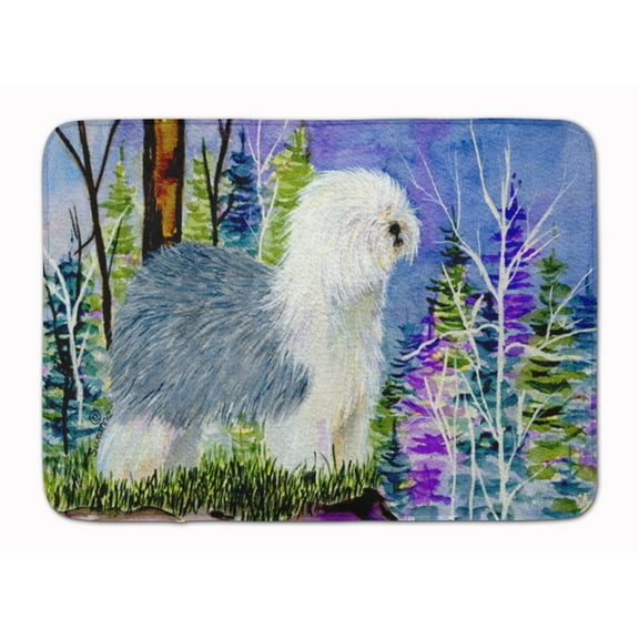 Carolines Treasures SS8641RUG Old English Sheepdog Machine Washable Memory Foam Mat 19 X 27" multicolor