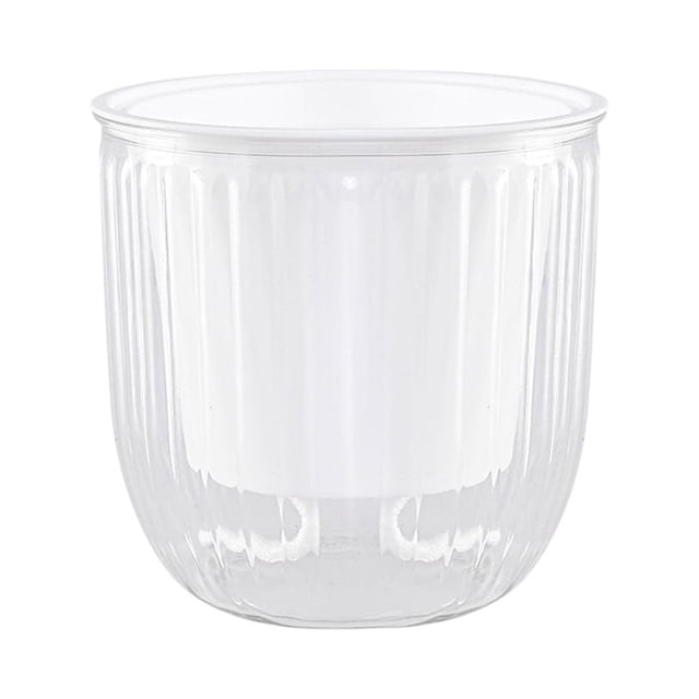 Maceta colgante hidropónica Billuyoard ABS autoabsorbente Jardín Patio Transparente 16.5 cm