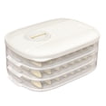 thumbnail image 2 of Caja De Almacenamiento De Bola De Masa Congelada, Caja De Almacenamiento De Bola De Masa Blanca Apilable De 3 Capas Para Wonton, 2 of 7