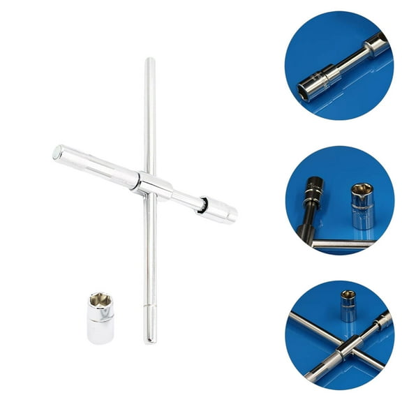 YSNOOWE 1Pack Universal Heavy Duty Lug Wrench for Car Repair 37X0.3937in