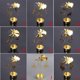 thumbnail image 5 of Candelabro giratorio, portavelas giratorio, bandeja para decoración de mesa navideña, candelabros giratorios para bodas y fiestas., 5 of 8