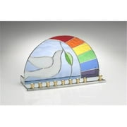 Dove of Peace Menorah- Stained Glass