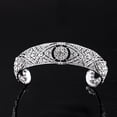 thumbnail image 4 of Corona de reina de diamantes de imitación TANGJMXG para mujer plata 4*36CM, 4 of 4