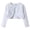 White, variant on PEASKJP Girl Uniform Sweater Girls Cardigan Sweater School Uniforms Toddler Long Sleeve Button Knit Solid Sweaters Tops (White,1-2 Years)