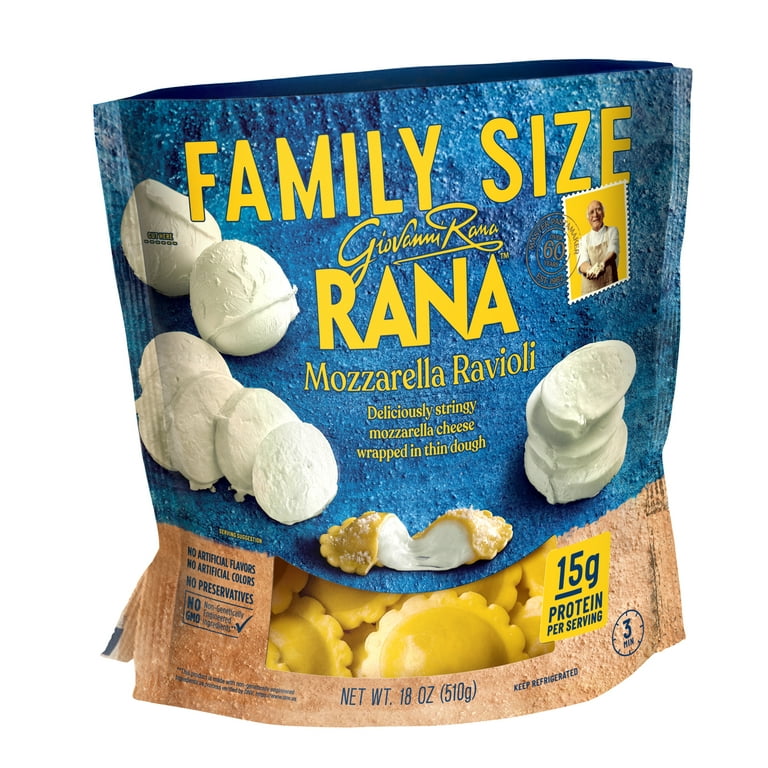 Giovanni Rana Family Size Mozzarella Cheese Ravioli, Fresh Italian
