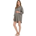 thumbnail image 6 of Joyspun Women's Maternity Button-Down Sleep Shirt, Sizes S-XXXL, 6 of 7
