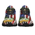 thumbnail image 5 of Camping Camper American Flag Shoes Women's Fashion Sneakers Tennis Running Shoes for Men Women Black Size 8.5, 5 of 7