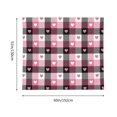 thumbnail image 3 of Yiaed Heart Plaid Print Tapestry for Bedroom,Tapestry Wall Tapestries, Tapestry Aesthetic for Living Room Dorm Room 51" X 60", 3 of 6