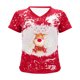 thumbnail image 4 of Tops Para Hombre Y Para Mujer Tops Con Estampado de Navidad Camisetas de Manga Corta Con Cuello en V de Alce Sueltas Casuales Odeerbi ODB182282, 4 of 6