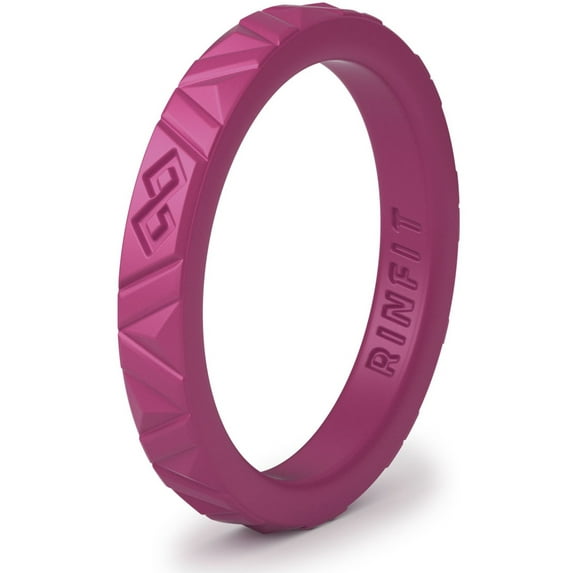 Silicone Stackable Rings by Rinfit - Safe & Durable Wedding Band For Women