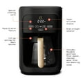 thumbnail image 6 of Beautiful by Drew Barrymore 14-Cup Programmable Drip Coffee Maker with Touch-Activated Display, Black Sesame, 6 of 7