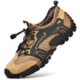 thumbnail image 1 of Mens Outdoor Sneakers Water Shoes Mesh Breathable Slip On Flats Casual Anti-slip, 1 of 3