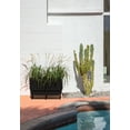 thumbnail image 5 of Veradek Demi Series Raised 30" Long Plastic-Stone Planter - (Black/Black, 1 Pack), 5 of 9
