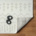 thumbnail image 4 of Luxe Weavers Moroccan Diamond Cream 8x10 Area Rug, Fade Resistant Carpet, 4 of 11