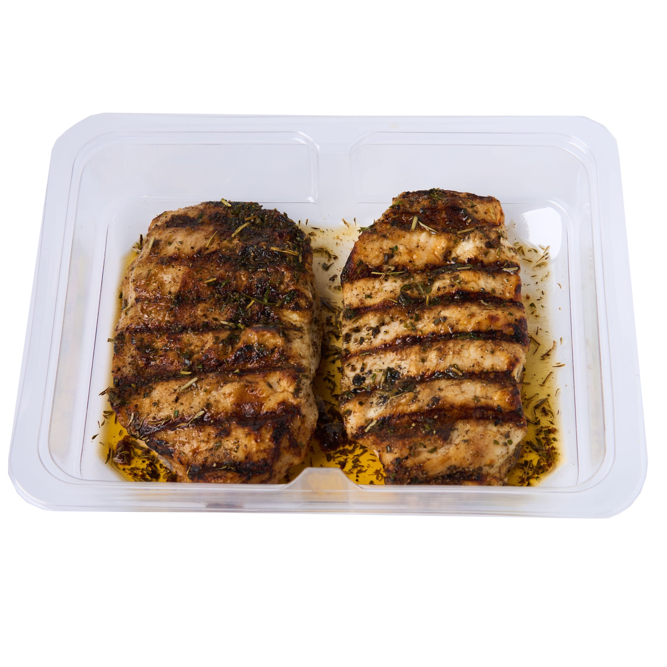 Freshness Guaranteed Herb Seasoned Grilled Chicken Breast 2 Pieces, 9 Oz