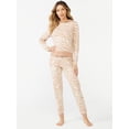 thumbnail image 2 of Sofia Intimates by Sofia Vergara Women's Zebra Knit Lounge Joggers, 2 of 6