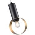 thumbnail image 3 of Bethel  A GOLD AND BLACK LOOP SINGLE PENDANT LIGHT, 3 of 3