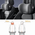 thumbnail image 2 of Kit de almohadas de apoyo lumbar y cuello para coche Sothuba, 2 of 9