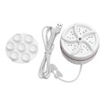 thumbnail image 2 of Lavadora Lavadora Turbo ultrasónica, Mini lavadora portátil con fuente de alimentación USB, ventosas para viajes en casa, viajes de negocios Abanopi Lavadora, 2 of 7