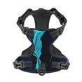 thumbnail image 4 of Bingfone Blue Marble And Gold No Pull Dog Vest Harness For Small Medium Large Dogs Strap For Puppy Walking,Training,Dog Harness-Large, 4 of 9