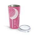 thumbnail image 5 of Golf Aunt 20 oz Stainless Steel Tumbler Double-Wall Insulated with Lid, Pink, 5 of 12