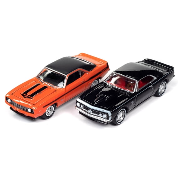 Johnny Lightning Yenko 1969 Chevy Camaro & 1967 Chevy Camaro - 2 Pack 1:64 Car
