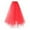 Red #015, variant on Women's Tulle Skirts Midi Elastic High Waist Pleated Mesh Flowy A-Line Party Long Skirts Wine L