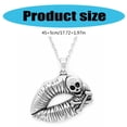 thumbnail image 5 of Statement Skull Lips Necklace for Individualistic Fashion Lovers Casual Wear, 5 of 8