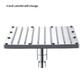 thumbnail image 2 of Tssuoun Top Shower LED Color Changing Rainfall Top Spray Head Color Changing 6-inch Ceiling No.01, 2 of 9