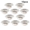 thumbnail image 1 of 10X Cache-Grille Rond en Métal pour Armoire et Placard Ventilation Maison, 1 of 8