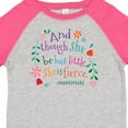 thumbnail image 4 of Inktastic She is Fierce Funny Shakespeare Quote Girls Toddler T-Shirt, 4 of 5