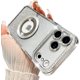 thumbnail image 1 of Compatible con iPhone 17 Pro Max Estuche con Brillo Magnético con Magsafe Estuche con Bling Rhinestone Chapado Brillante Diamante Protección de Lente de Cámara, 1 of 6